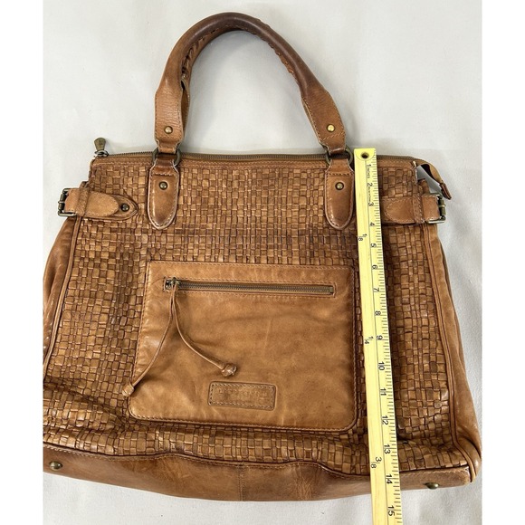 Liebeskind Berlín Women's Soft Pebble Leather Shoulder Satchel Bag Brown - Picture 2 of 16